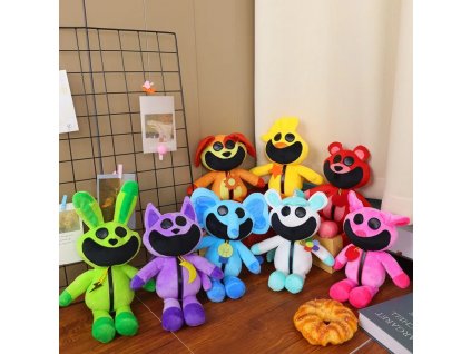 1pcs 30cm Smiling Critters Plush Toys Cartoon Aminal Rabbit Cat Dog Bear Cute Soft Stuffed For.jpg