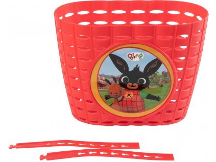 Dětské košík na kolo Bing červený