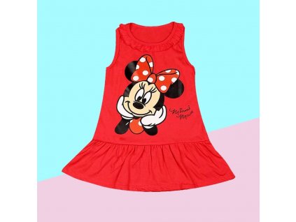 New Fashion Baby Girls Dress Summer Dress Cartoon Cotton Red Minnie Dress Princess Dress Children s.jpg (1)