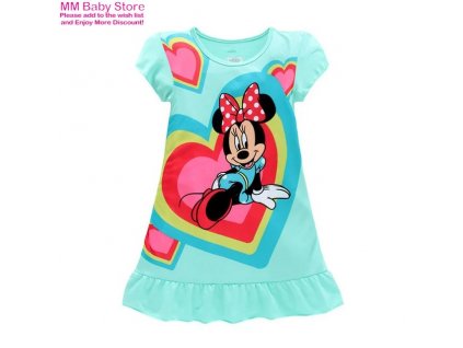 Mermaid Anna Elsa Dress Girls Nightdress Clothes Cartoon Pajamas Children s Clothing ShortSleeve Pajamas Dress Kids.jpg 640x640.jpg