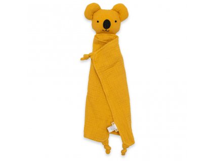 Mušelínový usínáček New Baby Koala mustard (Barva Žlutá)