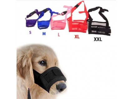 Anti Barking Dog Muzzle For Small Large Dogs Adjustable Mesh Breathable Pet Mouth Muzzles For Dogs.jpg