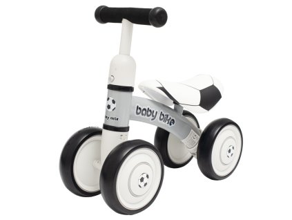 Dětské odrážedlo Baby Mix Baby Bike Černá bílá football (Barva Černá)