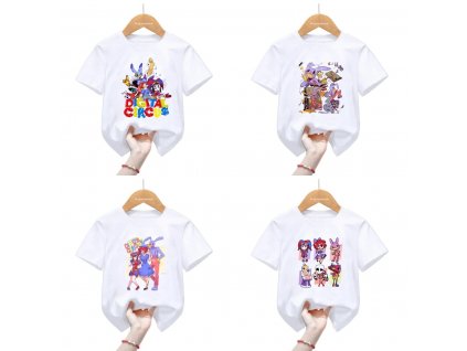 Funny The Amazing Digital Circus T Shirt Cartoon Print T Shirt Kids Clothes Boys Girls Baby.jpg