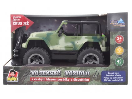 Jeep vojenský na baterie
