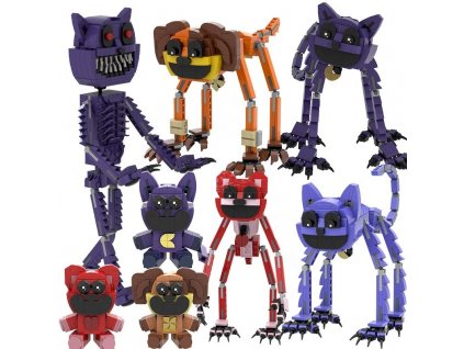New Smiling Critters Building Blocks Poppy 3 Smiling Critters And Catnap kuromi Block Set Dog Day.jpg