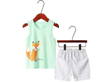 Boys Girls Pajamas New Summer Sleeveless Children s Clothing Sleepwear Cotton Pyjamas Sets For Kids 2.jpg 640x640.jpg (9)