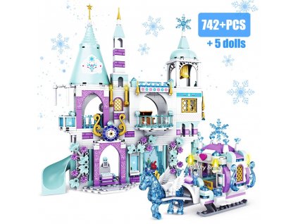 Friends Princess Luxury Ice Castles Playground House Movies Winter Snow Horse Figures Building Blocks Set Toy.jpg