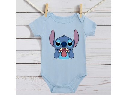 Cotton Newborn Baby Boy Girl Romper Cute Disney Lilo Stitch Short Sleeve Jumpsuit Infant Clothes Sibling.jpg