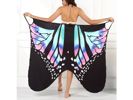 Plážový přehoz (pareo) motýlek - butterfly