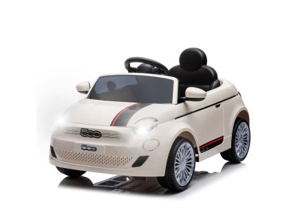 Elektrické autíčko Milly Mally Fiat 500e bílé (Barva Bílá)