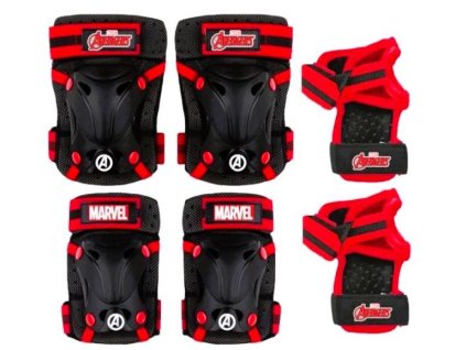 SADA 6 KS CHRÁNIČE KOLEN, LOKTŮ A ZÁPĚSTÍ AVENGERS (Velikost uni)