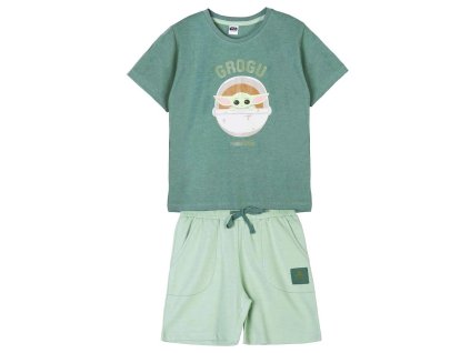 KOMPLET TRIČKO A KRAŤASY STAR WARS MANDALORIAN (Velikost 14)