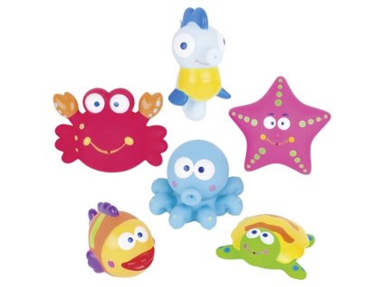 goki zviratka do vody morsky svet sada 6 ks