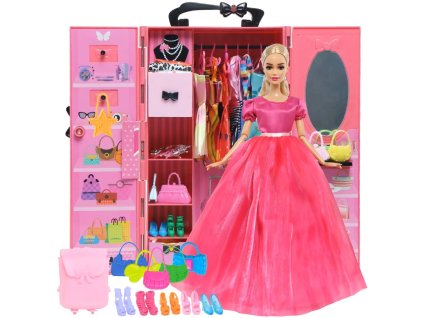 Skříň na oblečení pro panenku Barbie