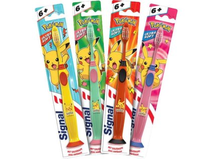 KARTÁČEK NA ZUBY POKÉMON růžový (Velikost uni)