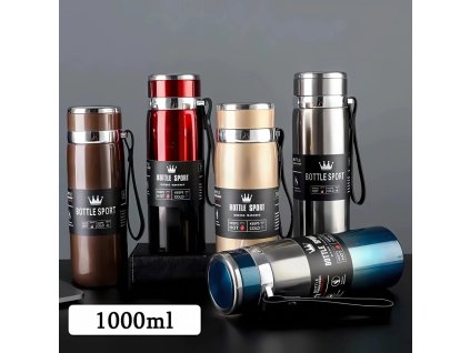 Sportovní termoláhev z nerezové oceli - 1000 ml