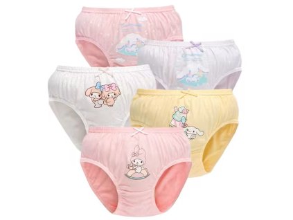 Dívčí bavlněné kalhotky s postavičkou "Cinnamoroll" - 5 ks