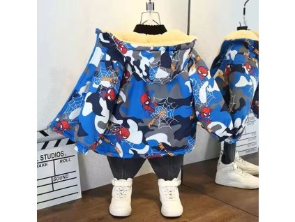 Zimní/podzimní bunda pro kluky "Spiderman"