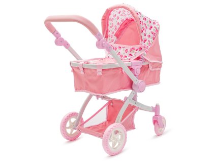 Kočárek pro panenky 2v1 Baby Mix Sophie pink (Barva Multicolor)