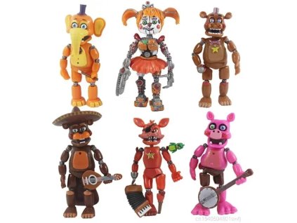FNAF Five Nights At Freddy´s figurky sada 5 nebo 6 ks