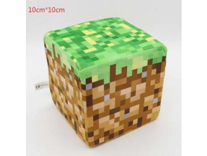 Minecraft kostka 10 x 10 cm