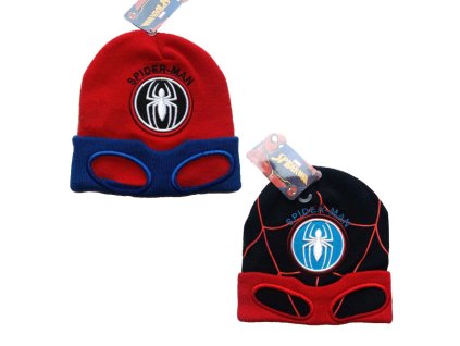 Zimní čepice a maska Spiderman 2v1