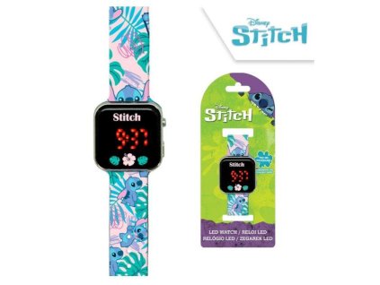 LED HODINKY LILO A STITCH (Velikost uni)