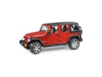 997 bruder 2525 cervene auto jeep wrangler rubicon