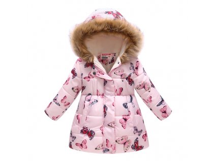 Kids Girls Jacket 2018 Autumn Winter Jacket For Girls Coat Baby Warm Hooded Outerwear Coat Girls 3