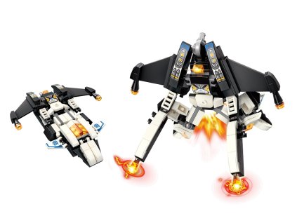 Qman Guardian of Star's Core 3102-5 Noční válečné letadlo "Mark" 2v1
