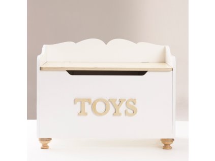 TV606 toy chest box childs seat turned feet