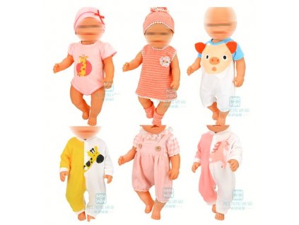 Overaly a bodíčka pro panenku Baby Born či American Girl