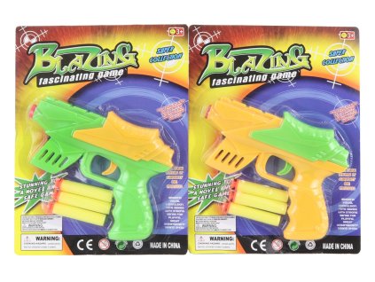 Pistole na pěnové náboje (3 náboje)