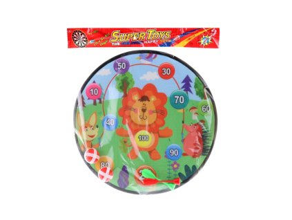 Terč zvířátka 35 cm na míčky a šipky