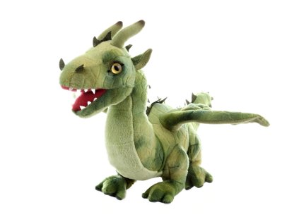 Plyš drak zelený 36 cm ECO-FRIENDLY