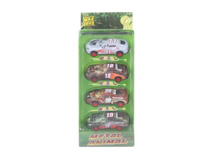 Sada 4 aut safari, kov