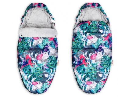 98899 165409 fusak maxi s minky 105x50cm flowers sedy
