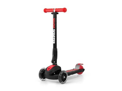 Dětská koloběžka Milly Mally Magic Scooter red (Barva Červená)