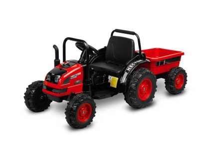 147497 276449 aku zahradni traktor pro deti cerveny