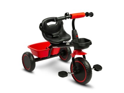 148745 285331 detska trikolka s kosickem loco cervena