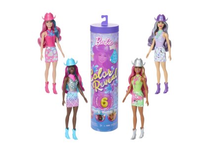 Barbie Color Reveal Barbie disco hvězda JCP01