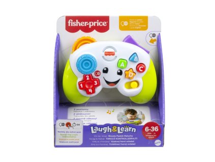 Fisher Price Veselý herní ovladač CZ/SK/ENG/HU/PL JFF9