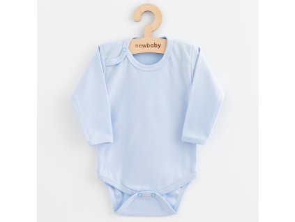 Kojenecké celorozepínací body New Baby Classic II modré (Barva Modrá, Velikost 50)