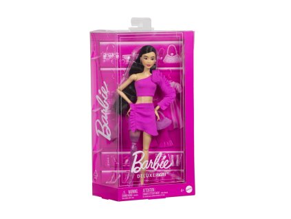 Barbie deluxe modelka - šaty s růží HYV26 TV