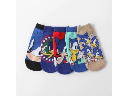 Dětské kotníčkové ponožky Sonic (1-5 párů)