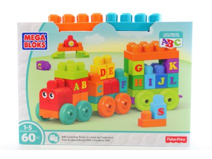 Mega Bloks Vláček ABC Nauč se abecedu DXH35