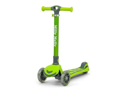 Dětská koloběžka Milly Mally Scooter Boogie zelená (Barva Zelená)