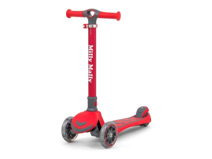 Dětská koloběžka Milly Mally Scooter Boogie červená (Barva Červená)