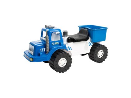 Dětské policejní odrážedlo BAYO POLICE 70 cm modré (Barva Modrá)